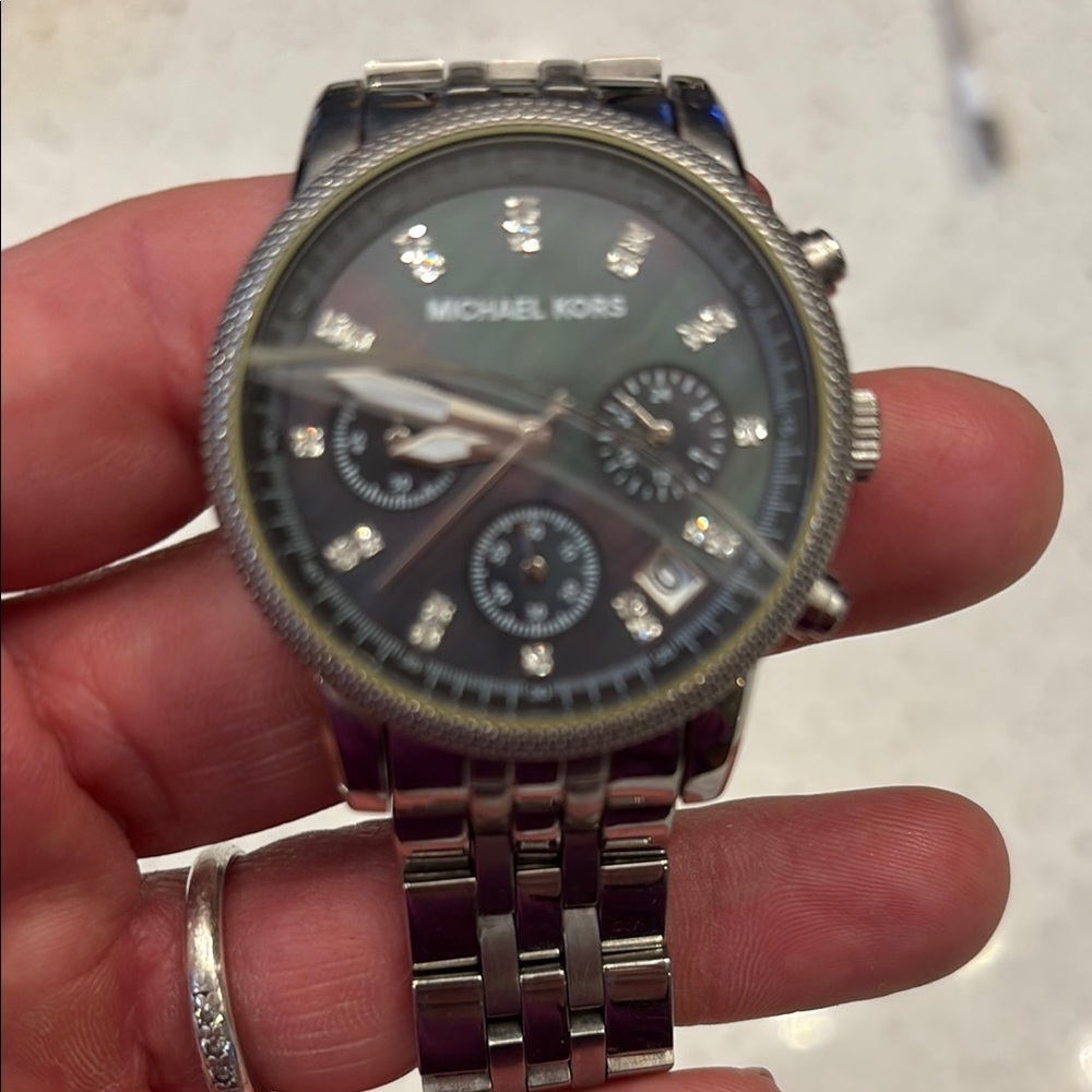 Michael Kors MK5021 women's chronograph watch - Picture 2 of 7